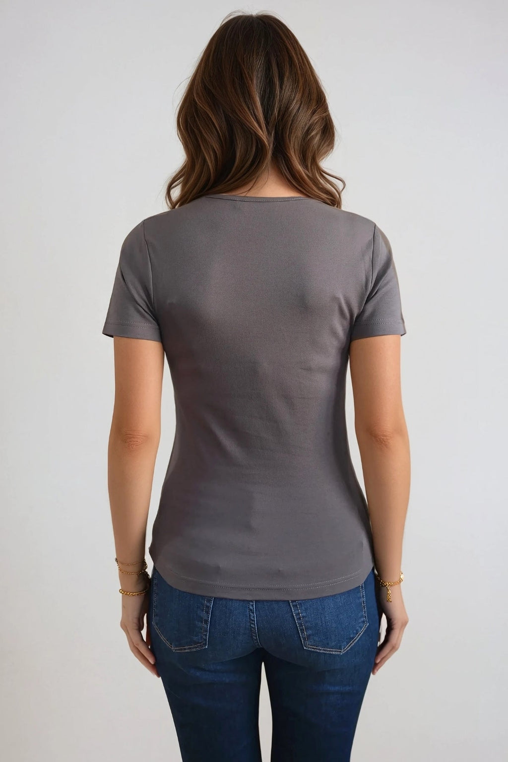 Basic Tight T-shirt - Grå