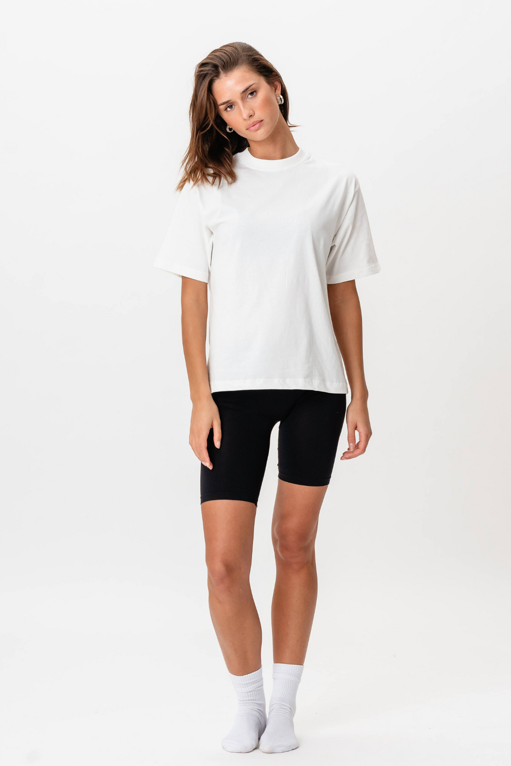 Boxfit T-shirt - Lys Beige