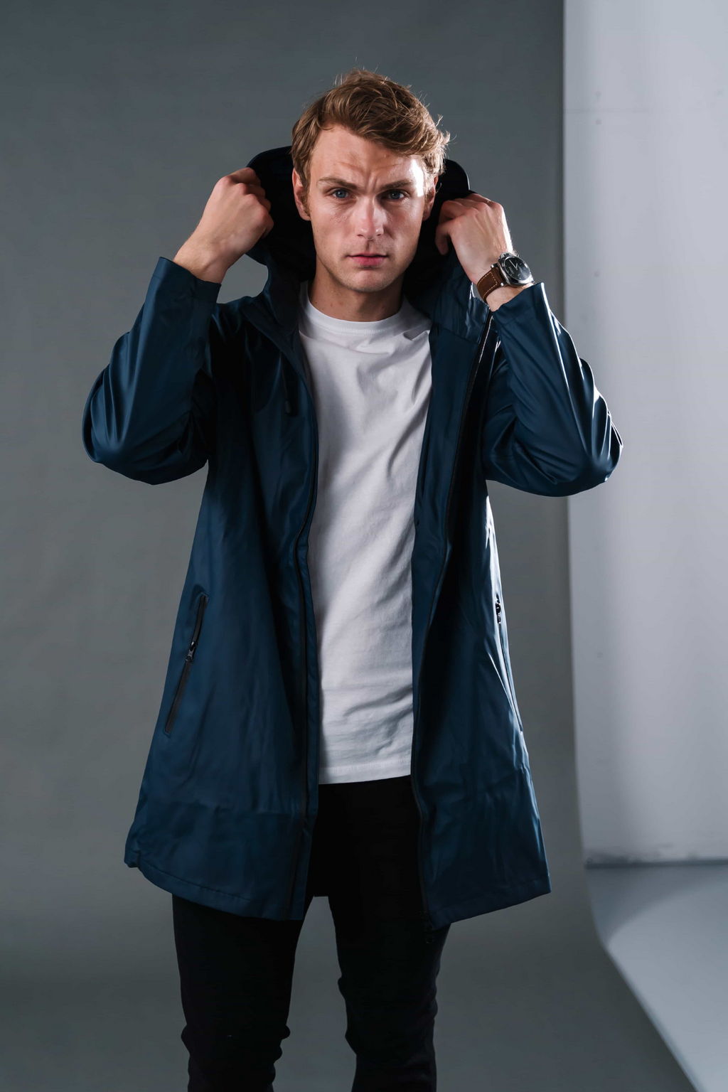 Sitka Regnjakke - Navy