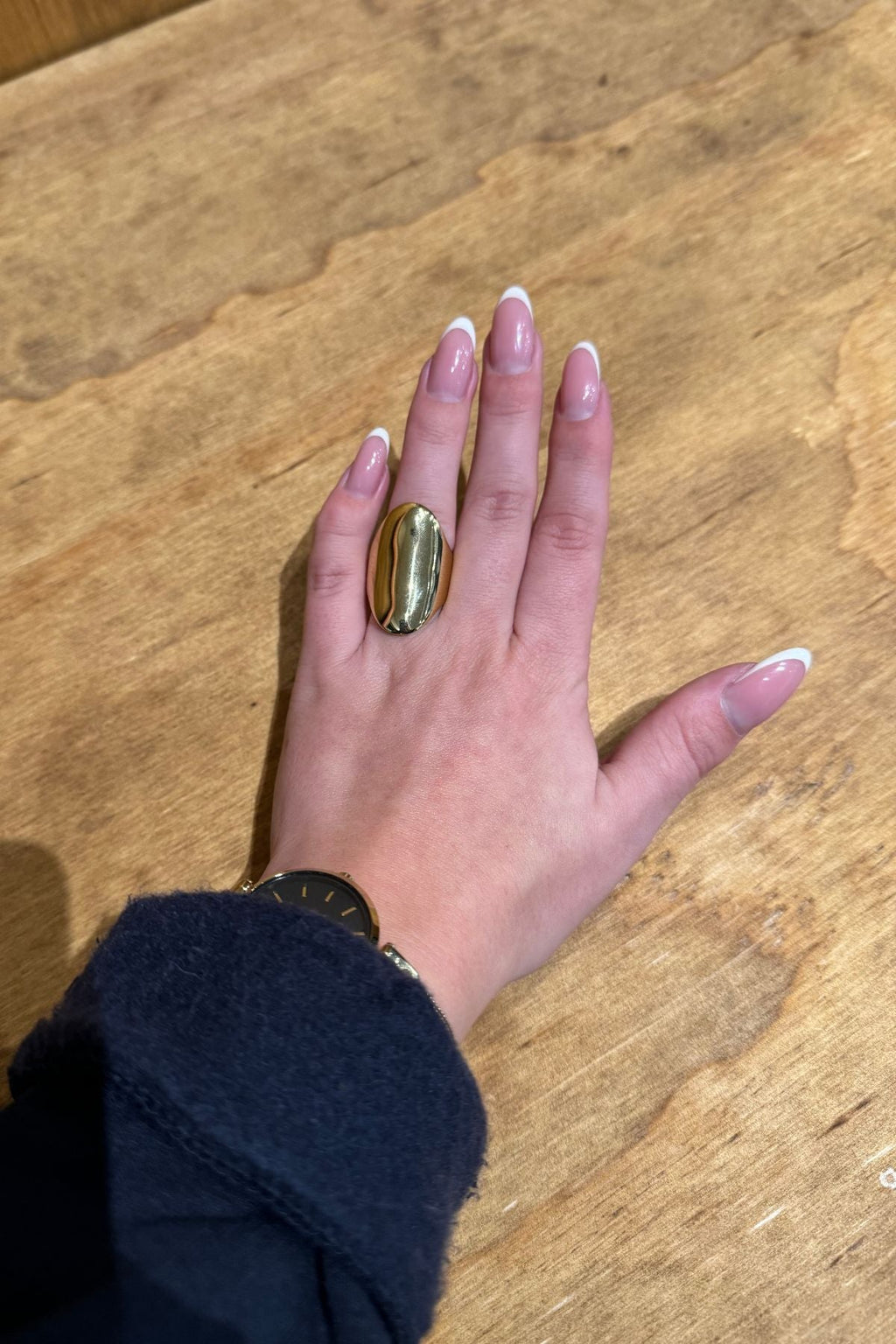 Ellie Luxurious Retro Åben Ring - Guld