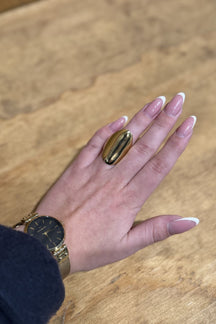 Ellie Luxurious Retro Åben Ring - Guld