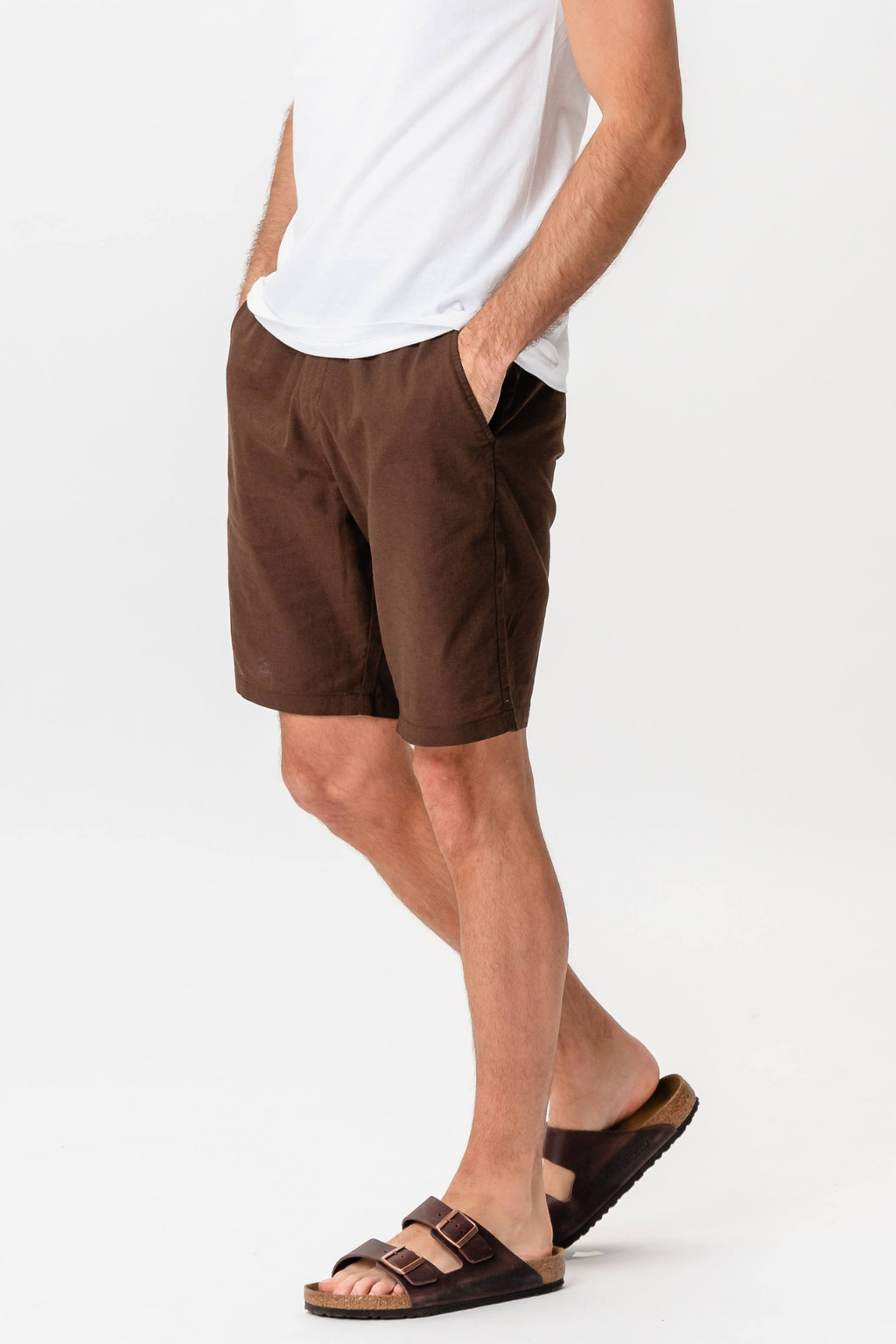 Linned Shorts - Kaffe