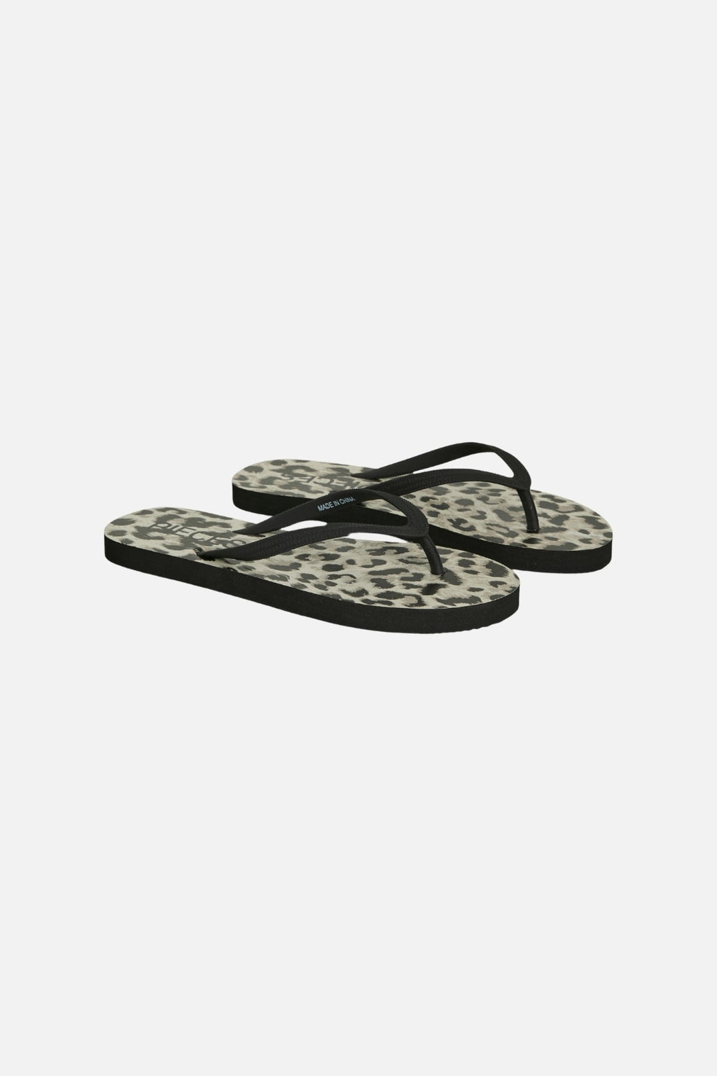 Flip Flop med Sommerprint - Sort Leo