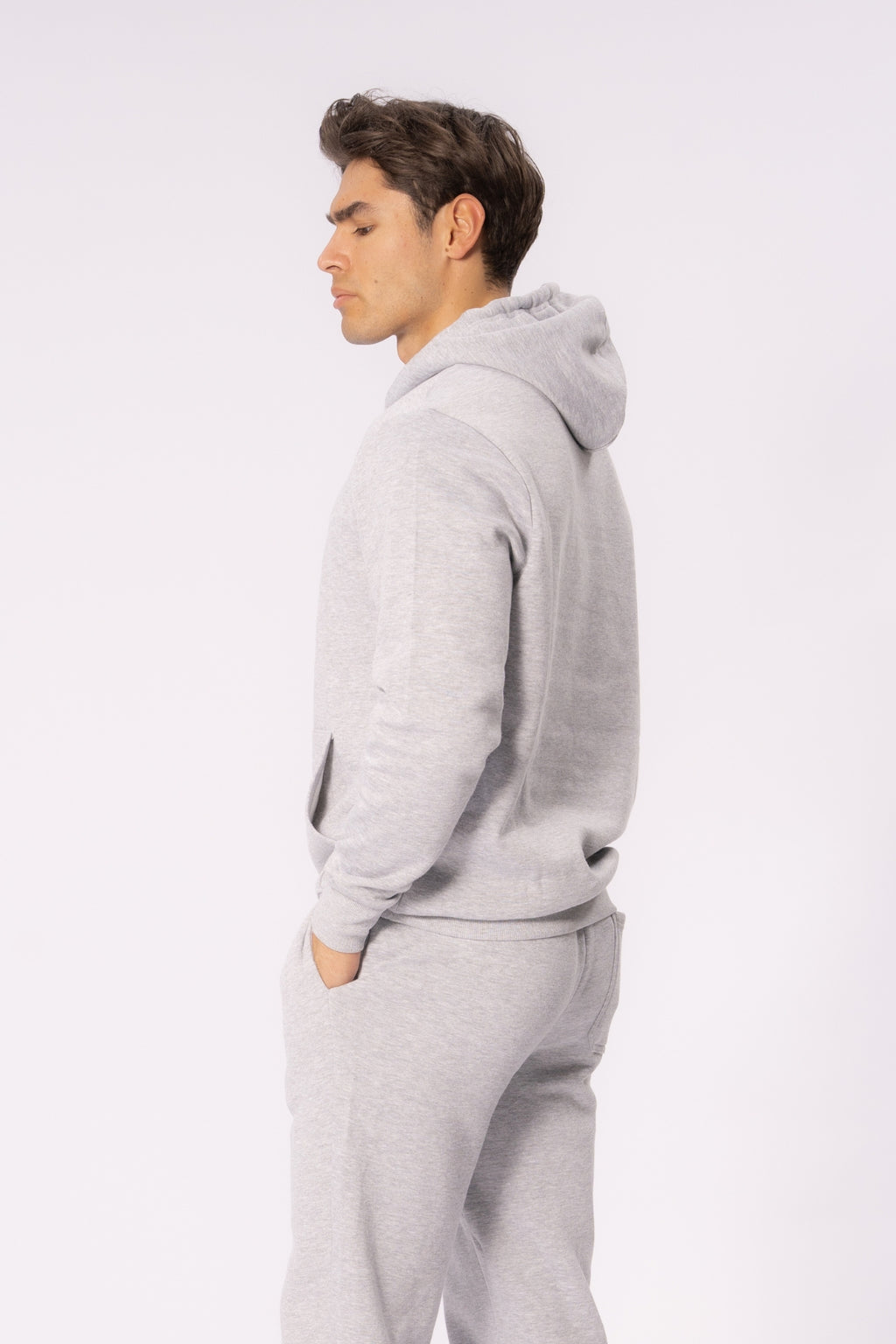 Essential Hoodie - Grey Melange