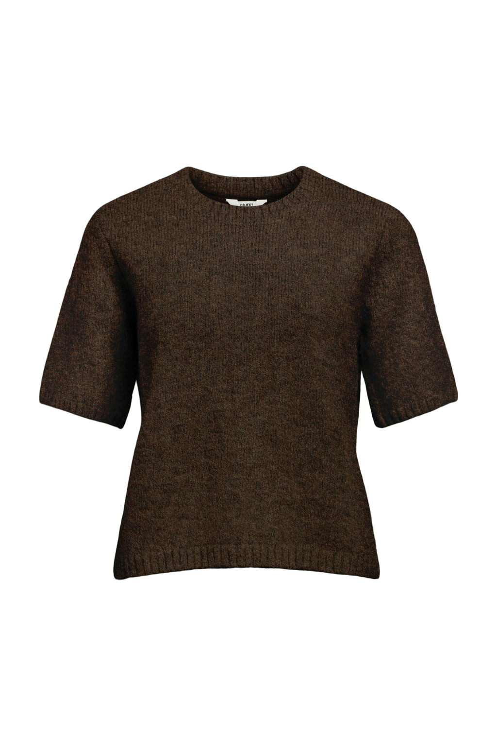 Aggia S/S Strik Pullover - Segl Brun