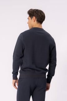 Essential Crewneck - Marineblå