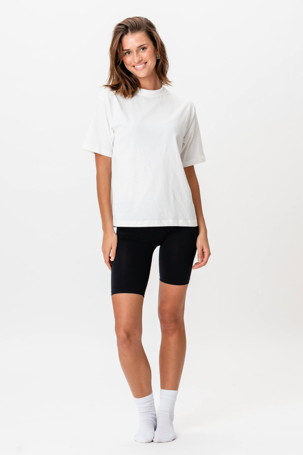 Boxfit T-shirt - Lys Beige