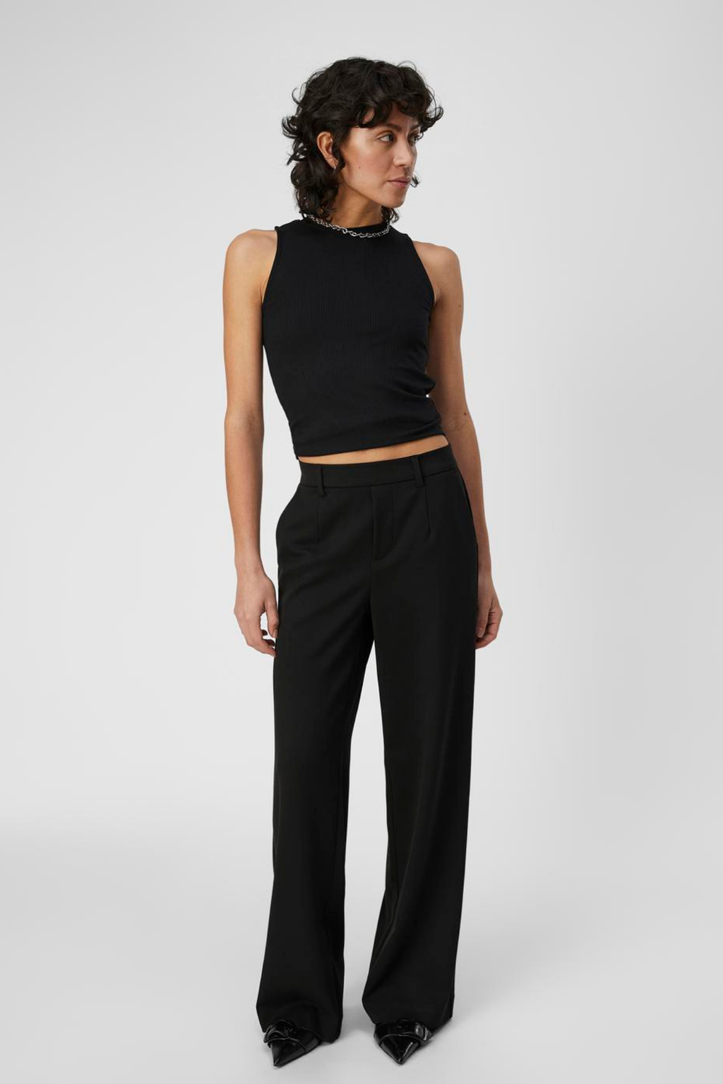 Lisa Wide Pant - Sort