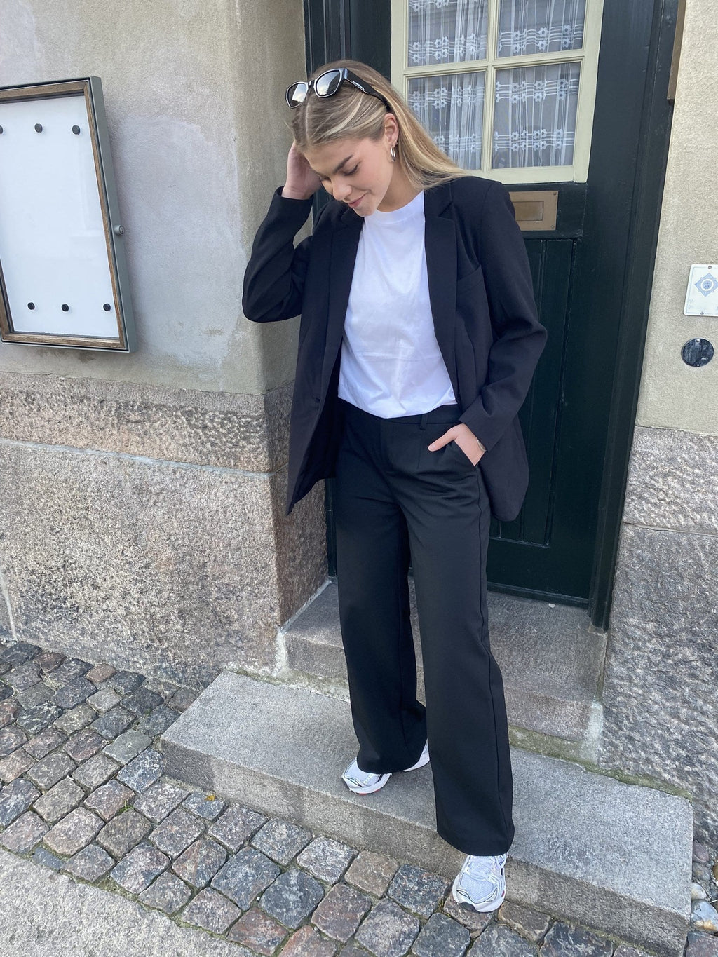 Lisa Wide Pant - Sort