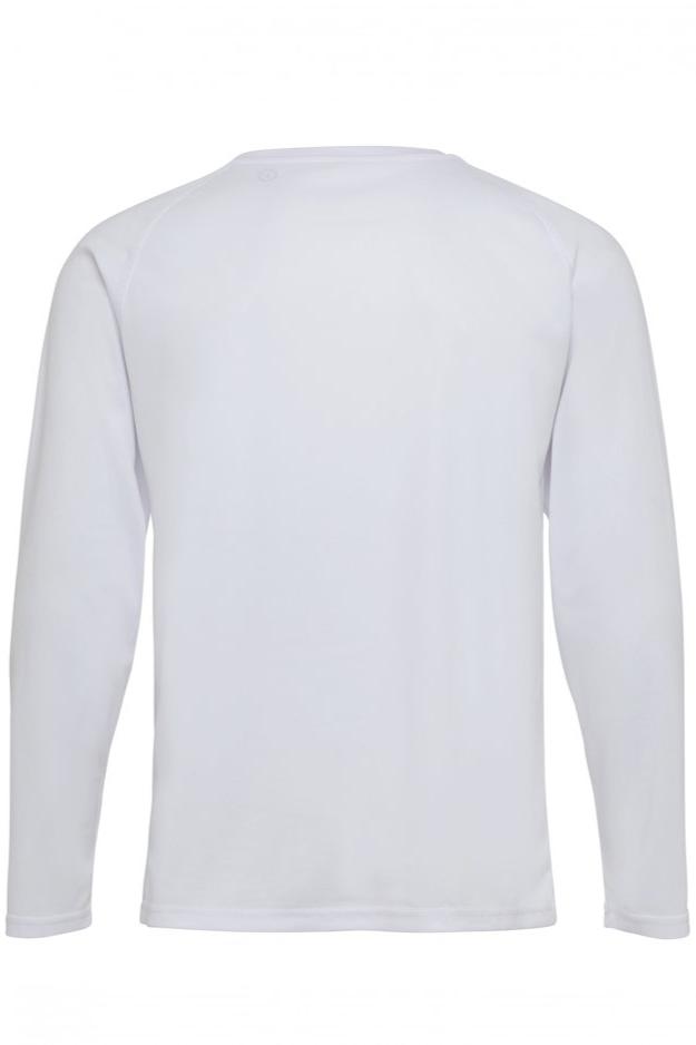 Longsleeve Trænings T-shirt - Hvid