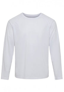 Longsleeve Trænings T-shirt - Hvid