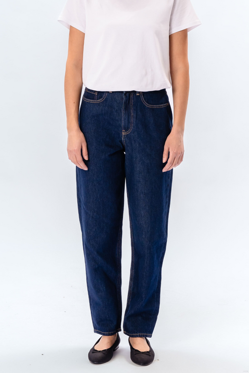 De Originale Performance Mom Jeans - Dark Blue Denim