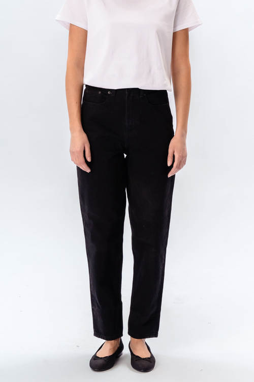 De Originale Performance Mom Jeans - Black Denim