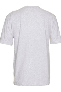 Oversized T-shirt - Lysegrå Meleret