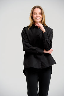 Relaxed Shirt - Sort