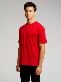Oversized T-shirt - Danmarks Rød