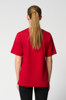 Oversized t-shirt - Rød