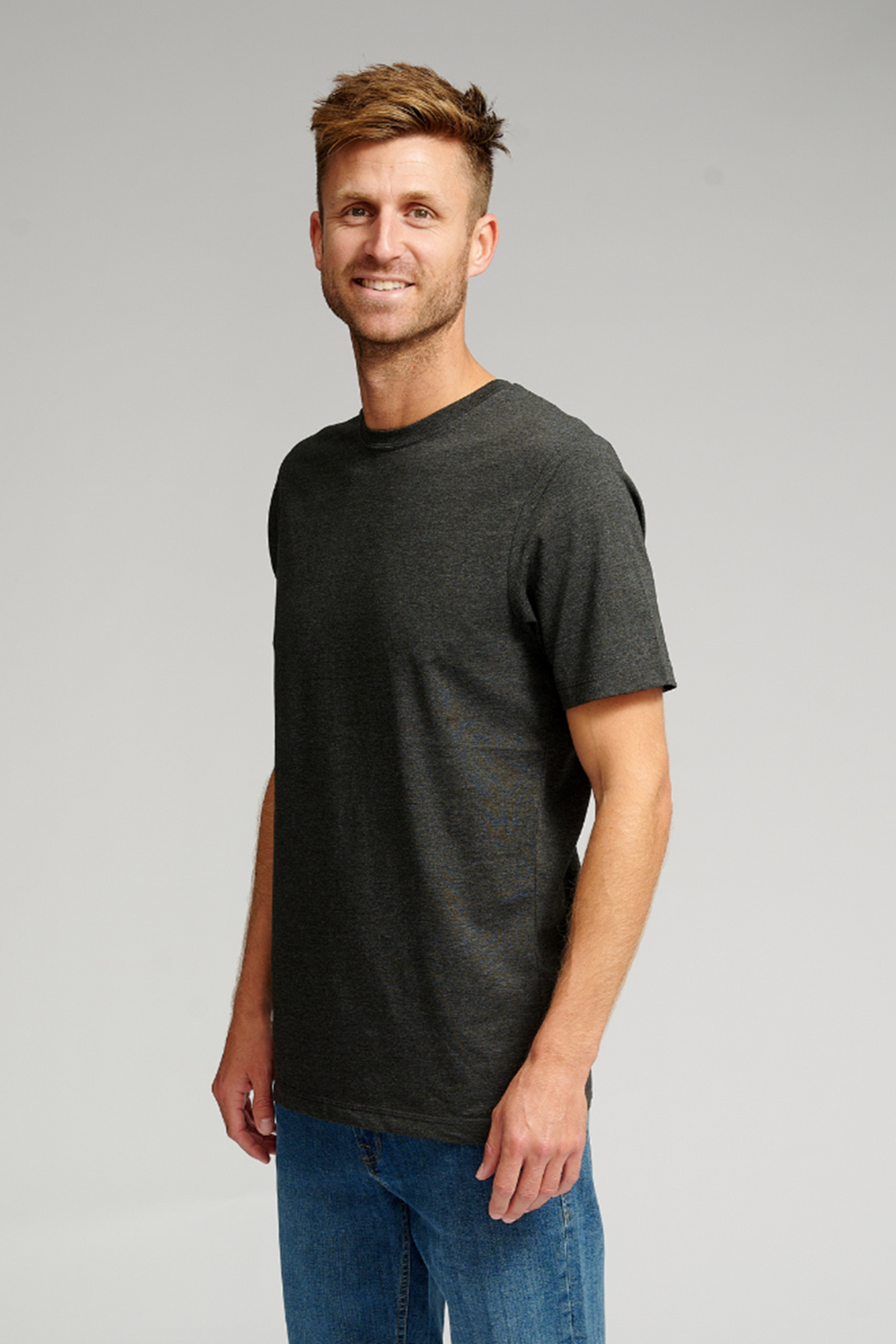 Basic T-shirt - Mørkegrå