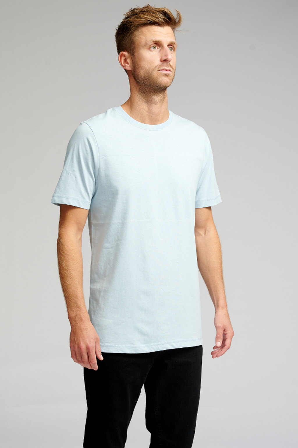 Basic T-shirt - Lyseblå