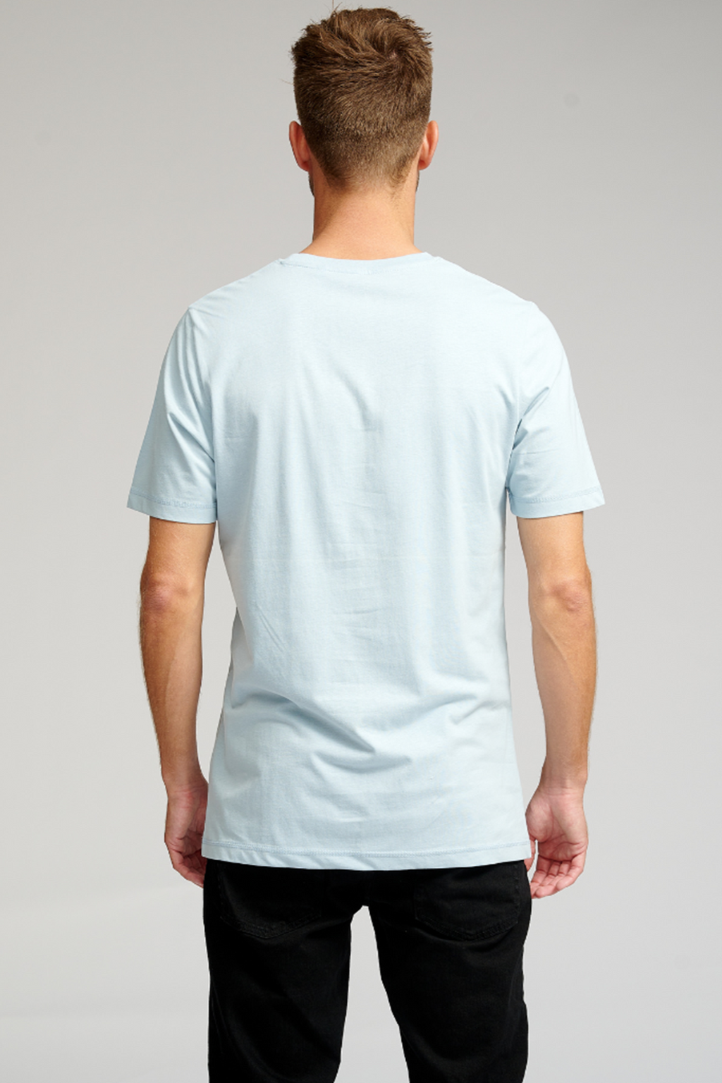Basic T-shirt - Lyseblå
