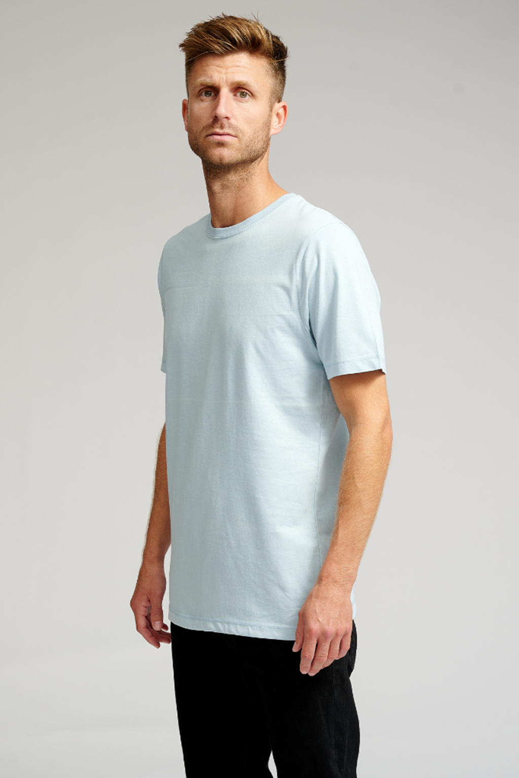 Basic T-shirt - Lyseblå