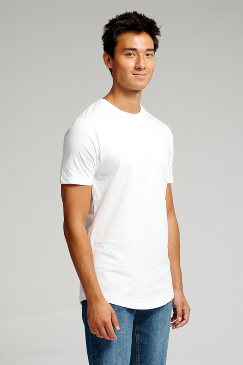 Long T-shirt - Hvid
