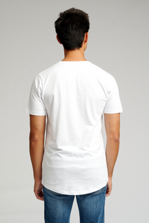 Long T-shirt - Hvid