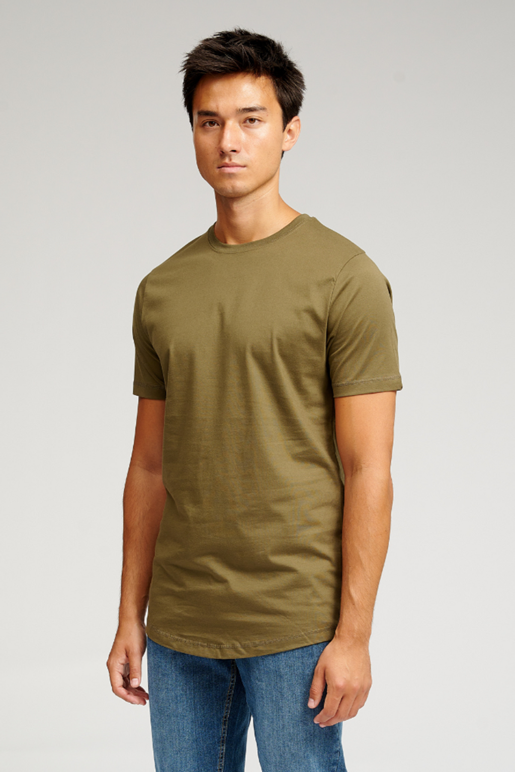 Long T-shirt - Armygrøn