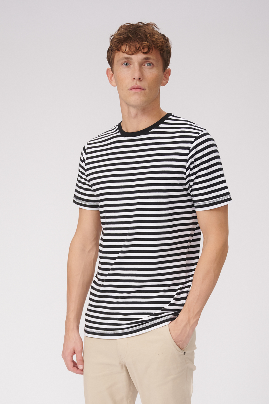 Nørregade Stripe - Sort-Hvid