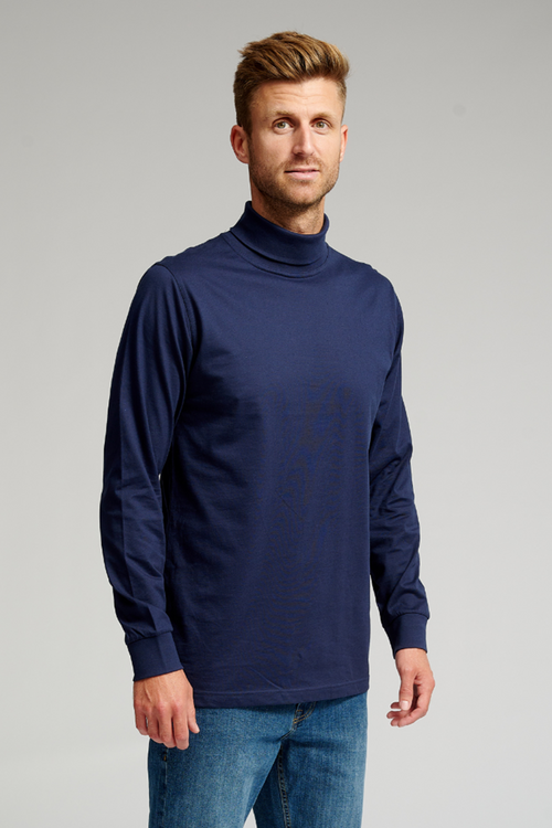 Rullekrave trøje - Navy