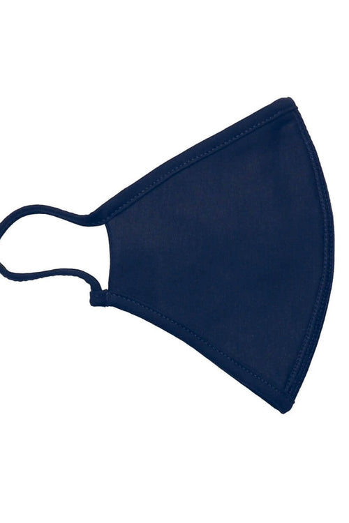 Stofmaske - Navy (økologisk bomuld)