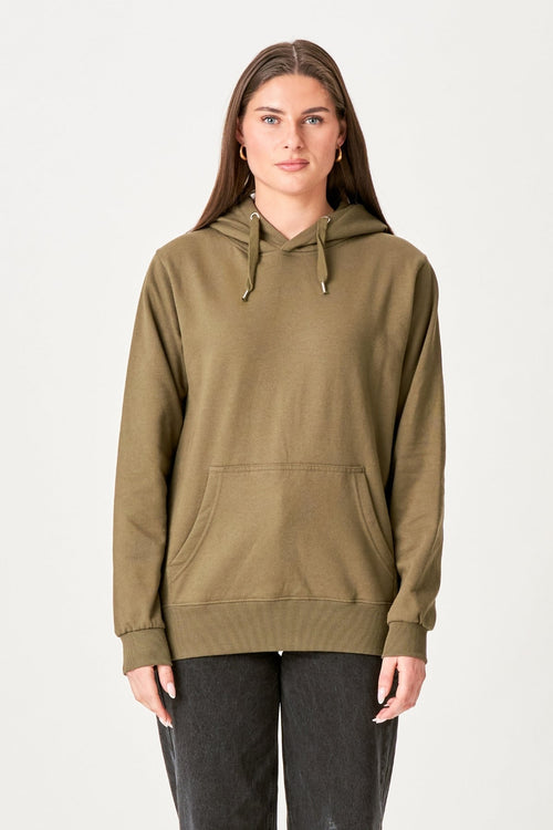 Boyfriend Hoodie - Oliven