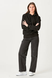 Oversized Hoodie - Sort