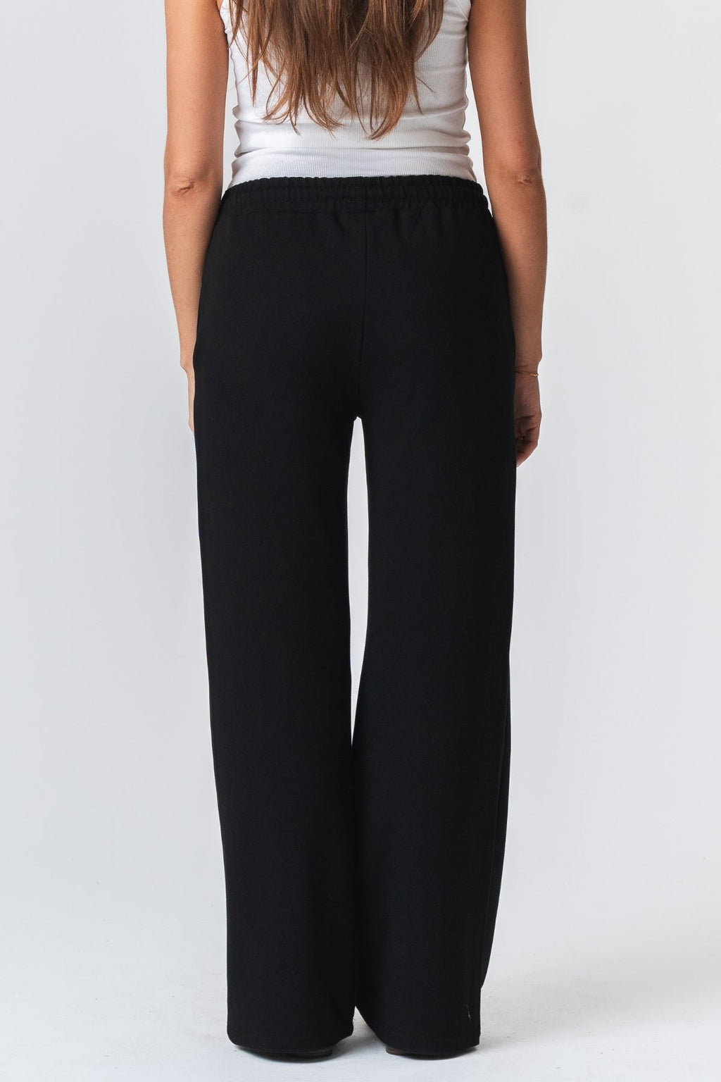 Sweatpants Wide - Sort