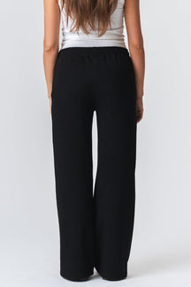 Sweatpants Wide - Sort