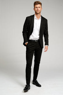 Stripped Langærmet Slim Fit - Grøn