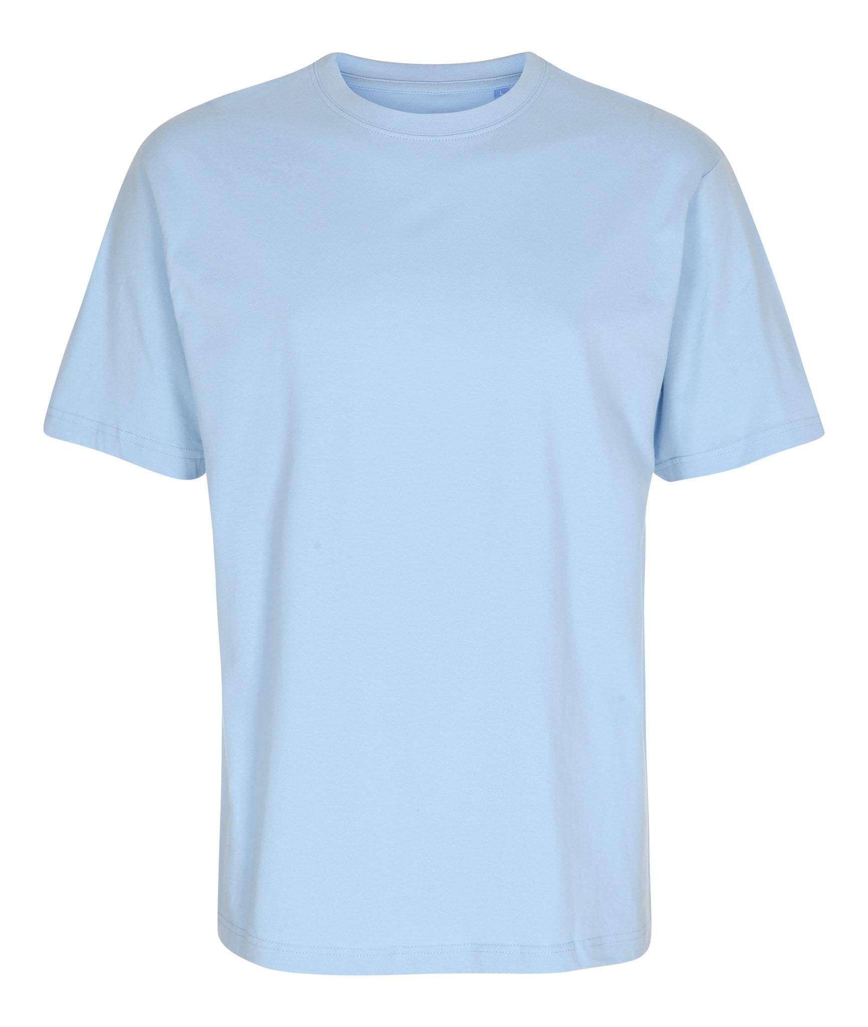 Oversized T-shirt - Sky Blå - TeeShoppen - Hvid 5