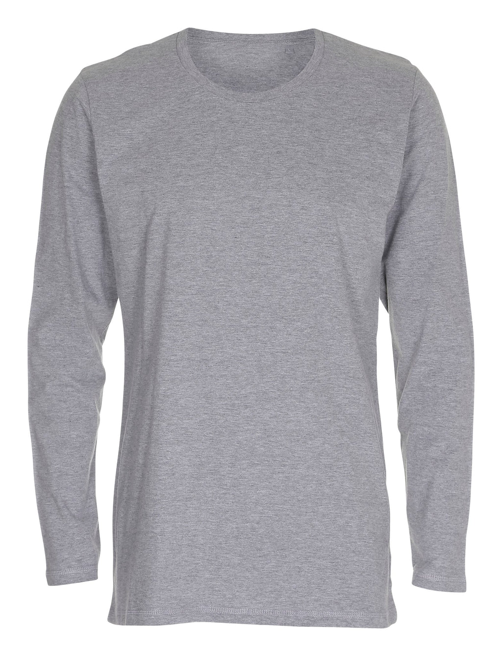 Basic Langærmet T-shirt - Grå
