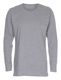 Basic Langærmet T-shirt - Grå