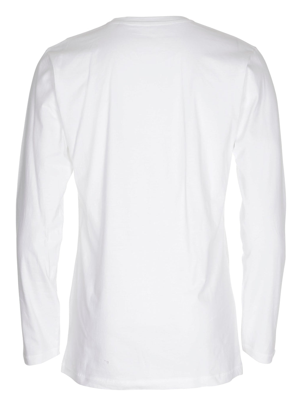 Basic Langærmet T-shirt - Hvid