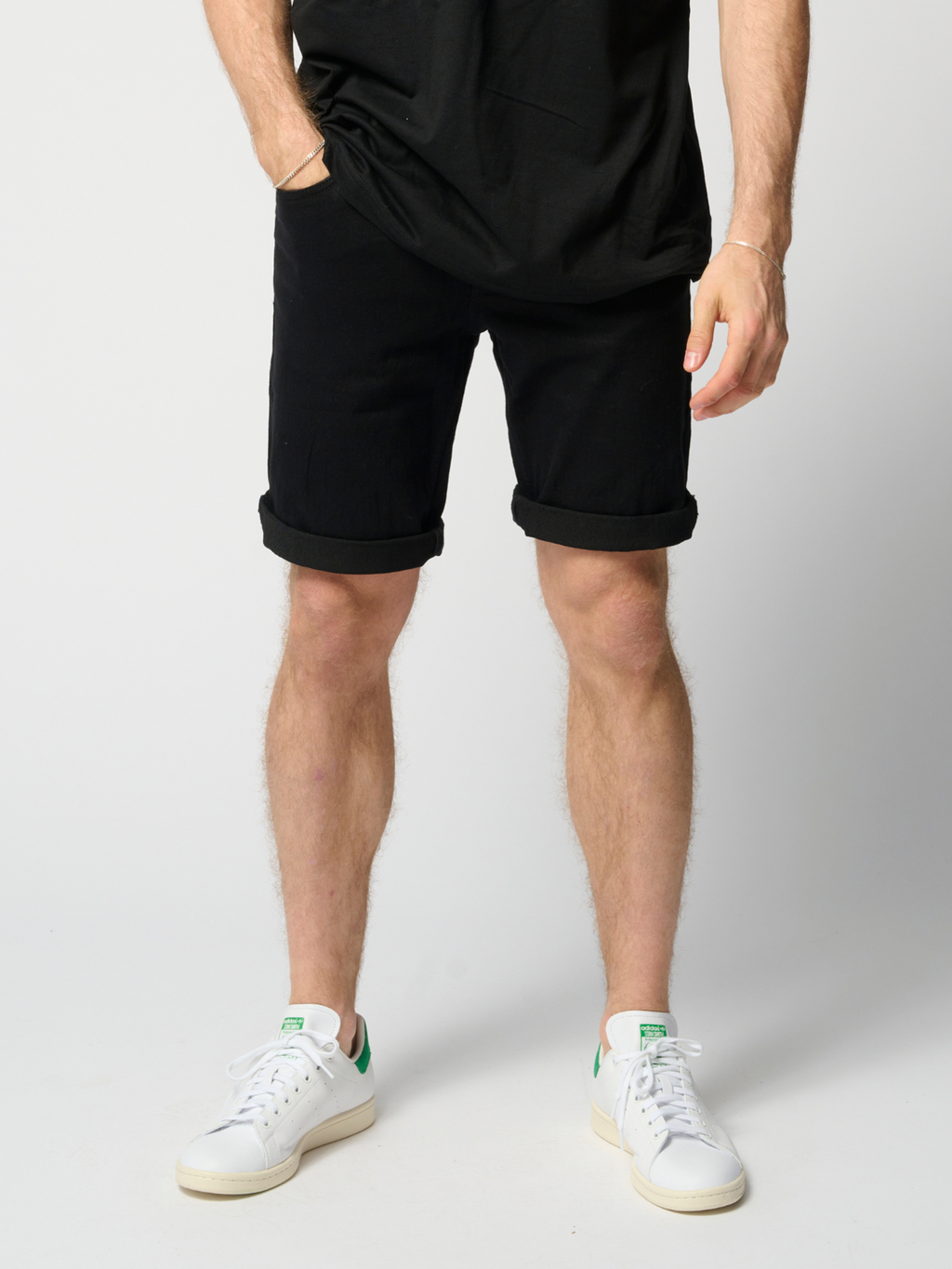 De Originale Performance Denim Shorts - Jet Black