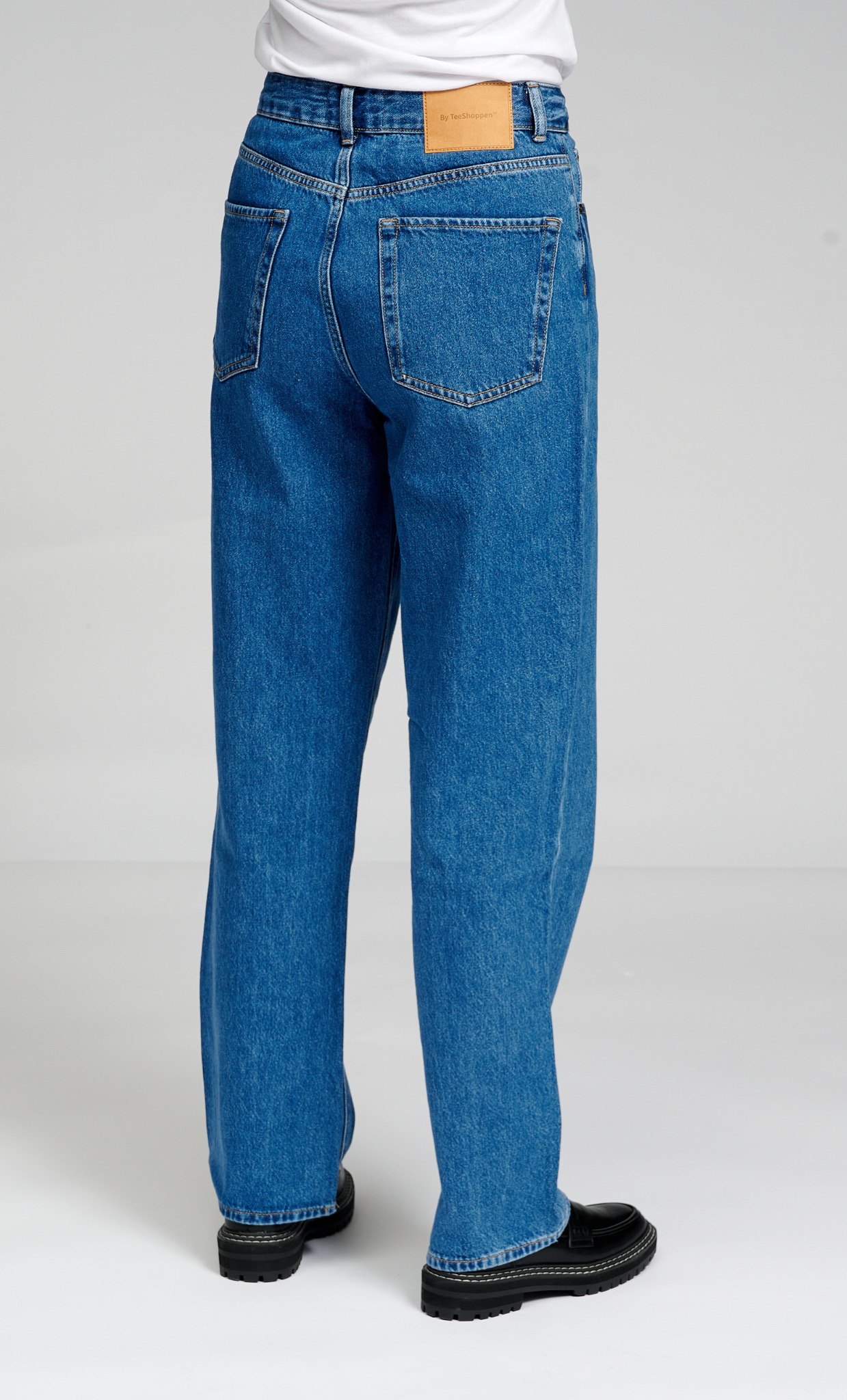 De Originale Performance Loose Jeans - Medium Blue Denim - TeeShoppen - Blå 9