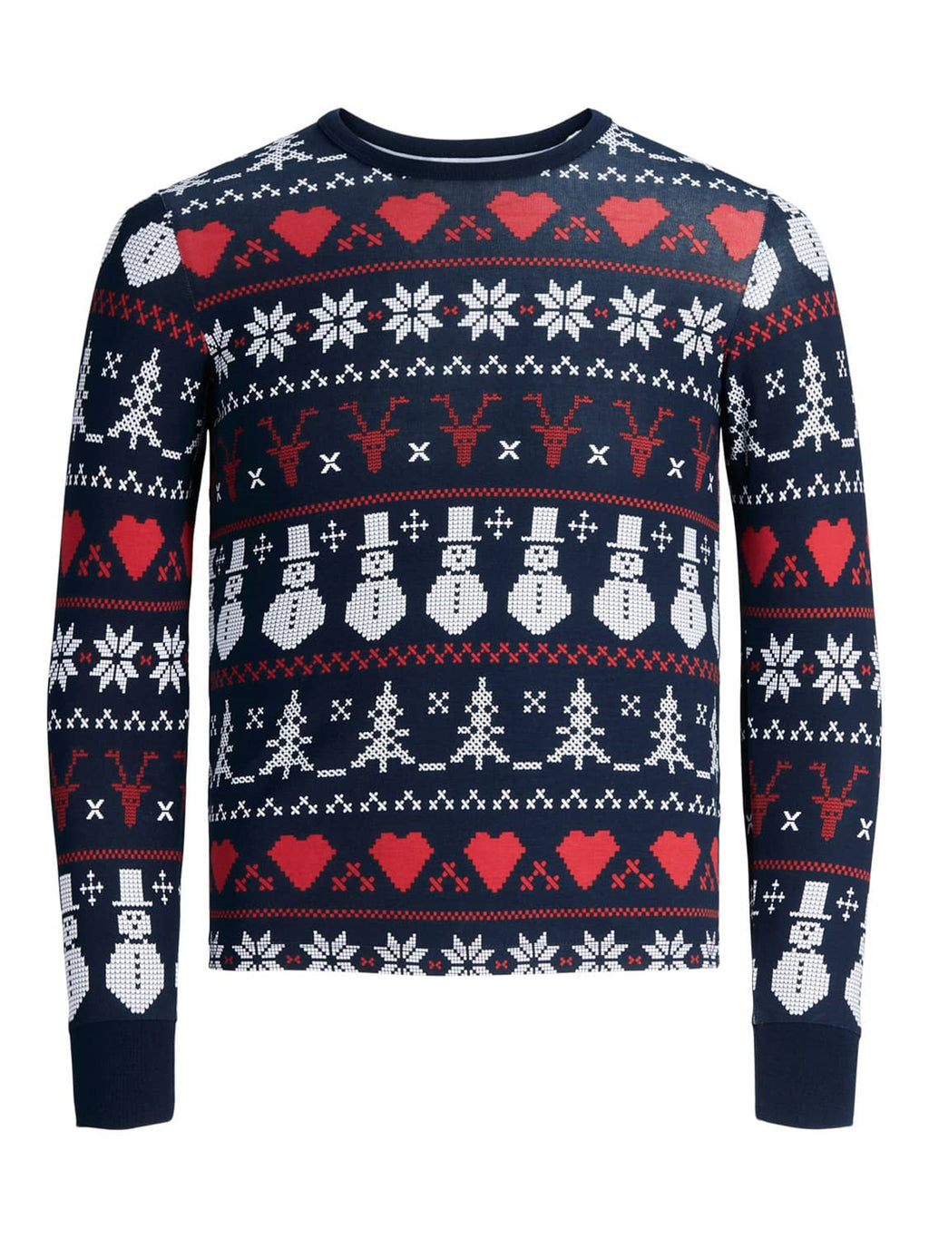 Snowflake Junior Pyjamas - Navy