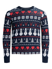 Snowflake Junior Pyjamas - Navy