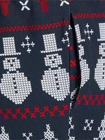 Snowflake Junior Pyjamas - Navy