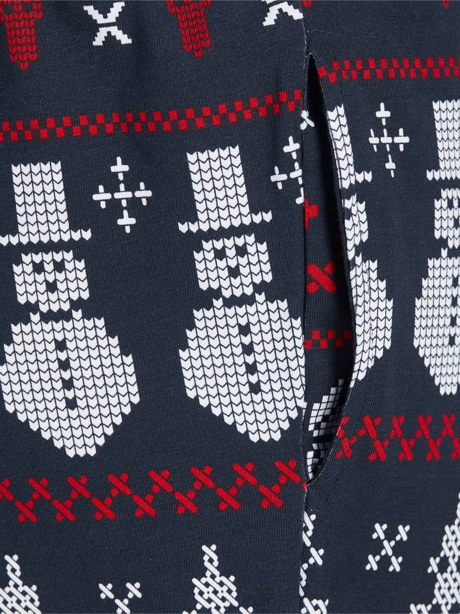 Snowflake Junior Pyjamas - Navy - TeeShoppen - Blå 5
