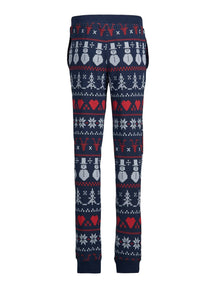 Snowflake Junior Pyjamas - Navy