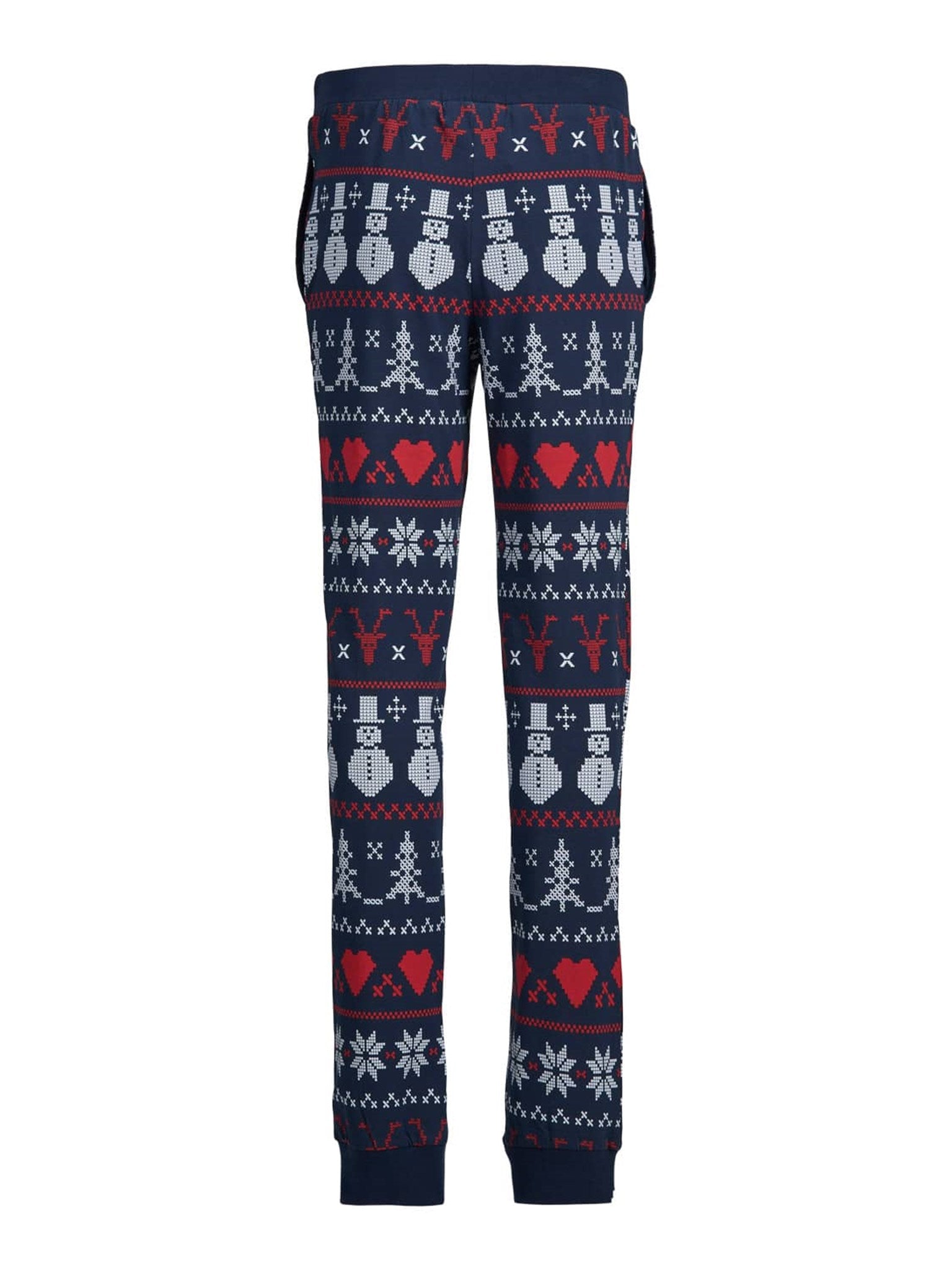 Snowflake Junior Pyjamas - Navy - TeeShoppen - Blå 3
