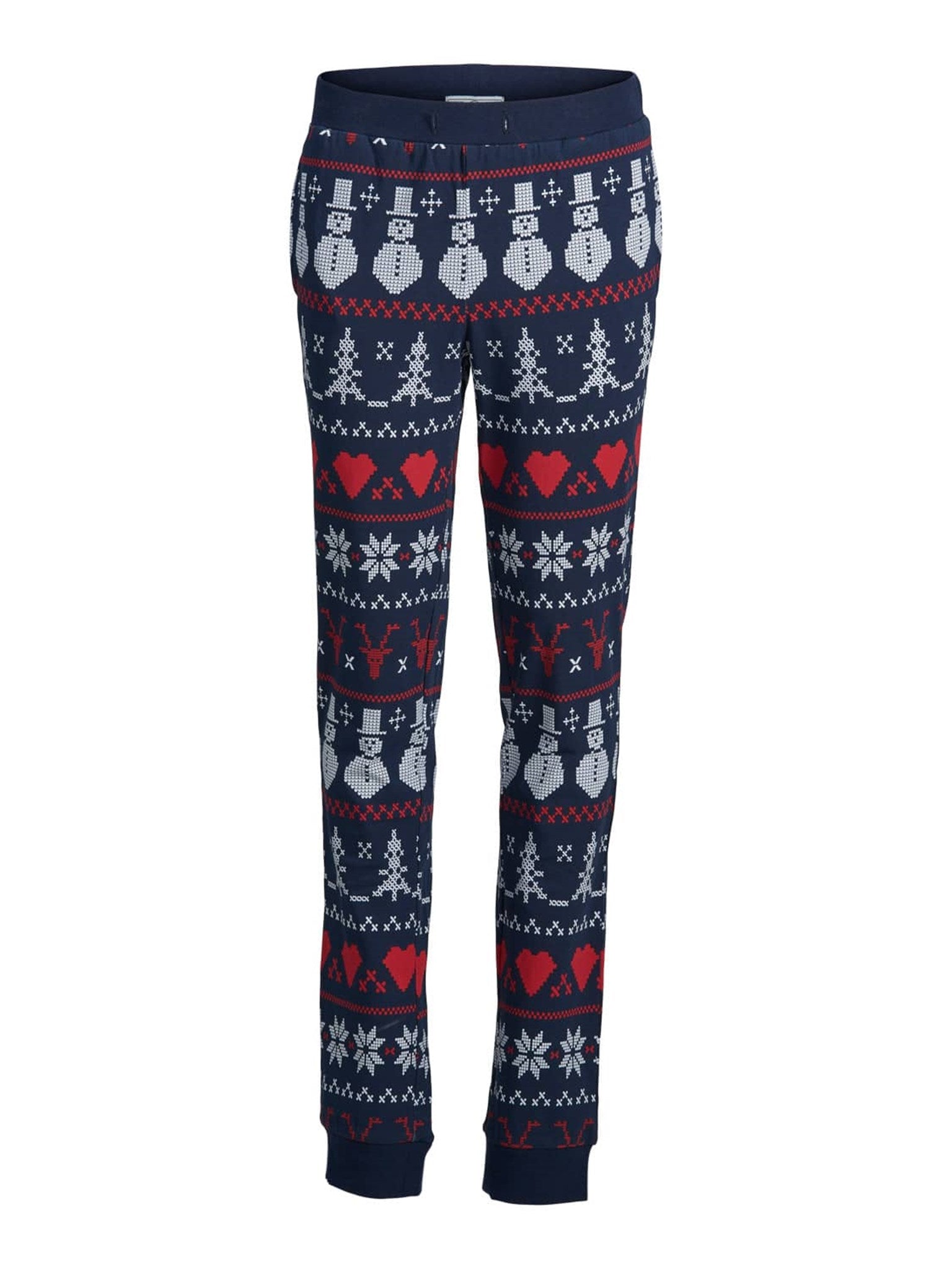 Snowflake Junior Pyjamas - Navy - TeeShoppen - Blå 2