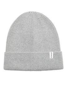 Basic Beanie - Lysegrå Meleret